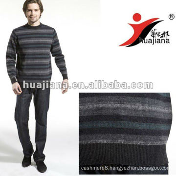 fashion jacquard men's cashmere knitting sweater